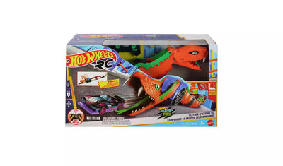 Hot Wheels Remote Control Let's Race Slither N' Strike Snake With Hot Wheels Car