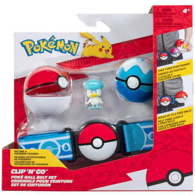 Pokemon Clip N' Go Poke Ball Belt Set Quaxly