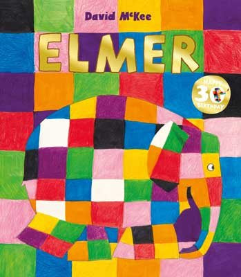 Elmer The Patchwork Elephant Paperback Book