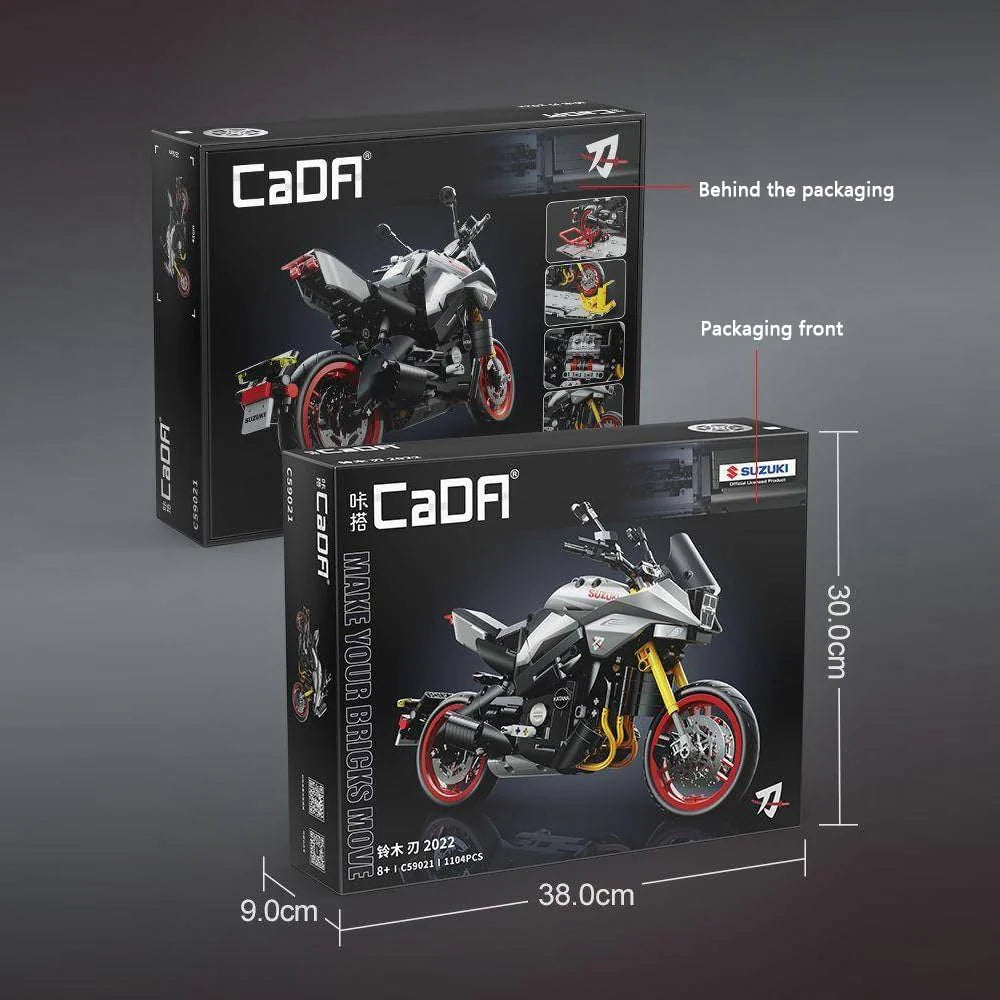 CaDA Suzuki Katana 2022 Motorbike 1104pc Construction Set