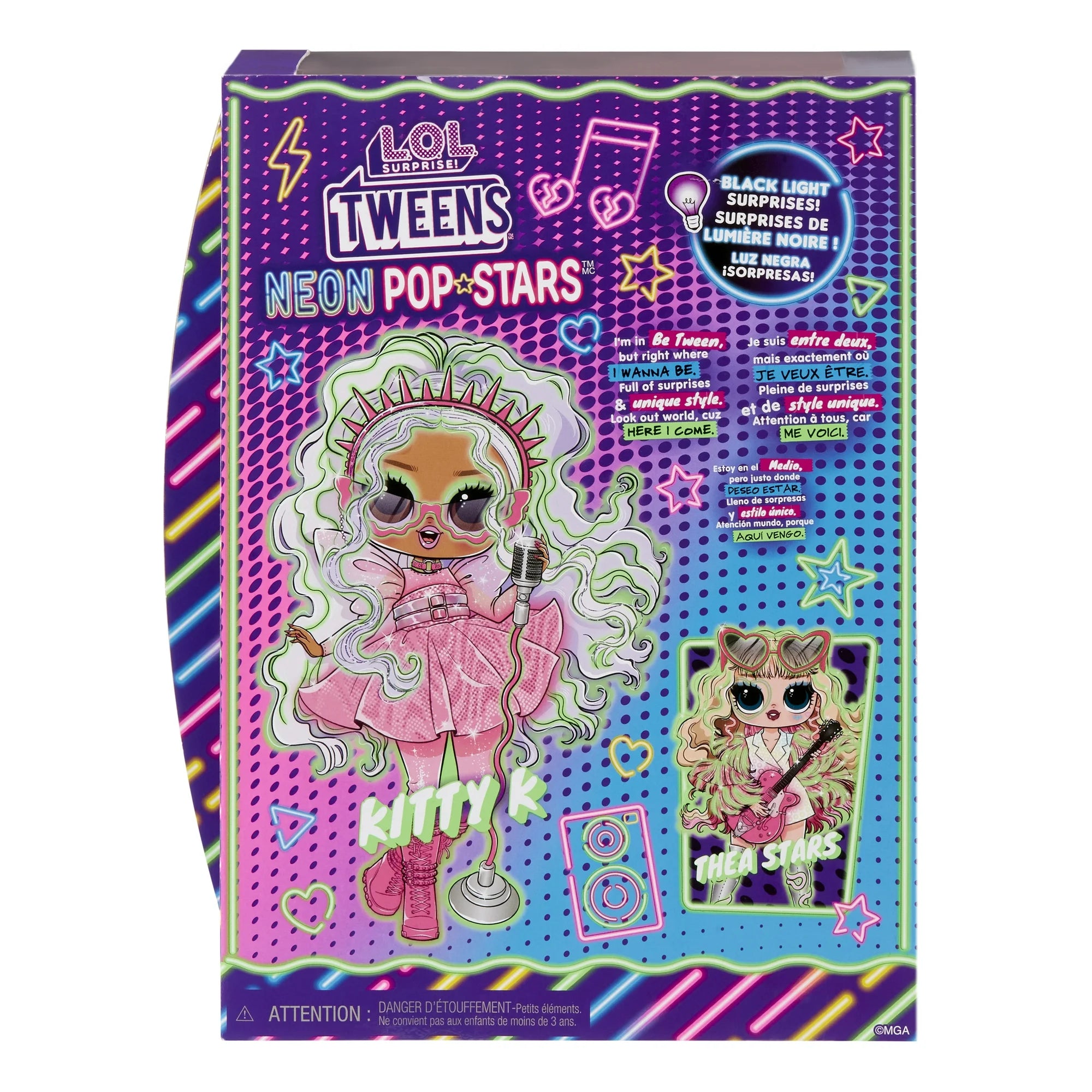 LOL Surprise! OMG Tweens Doll Neon Pop Stars Kitty K