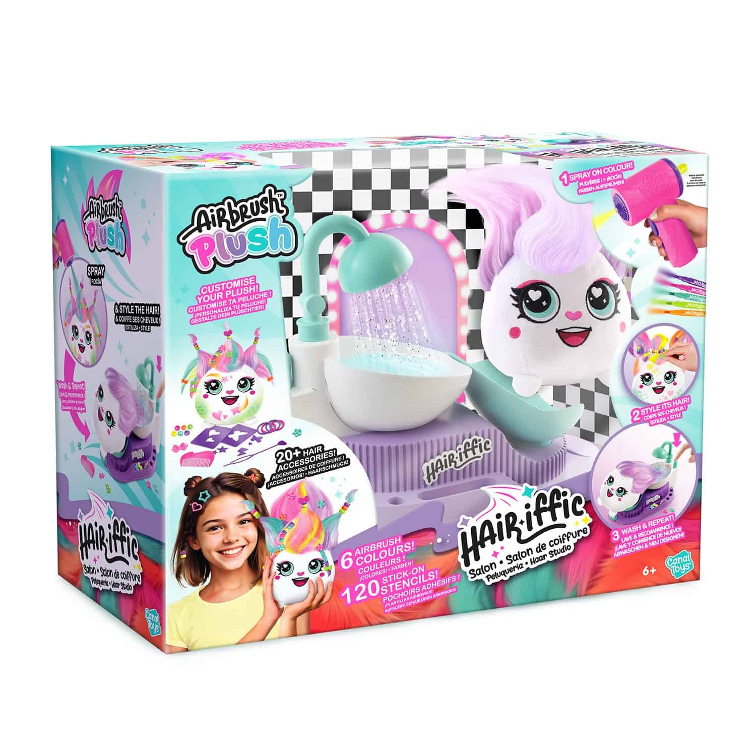 Airbrush Plush Hairiffic Salon Playset