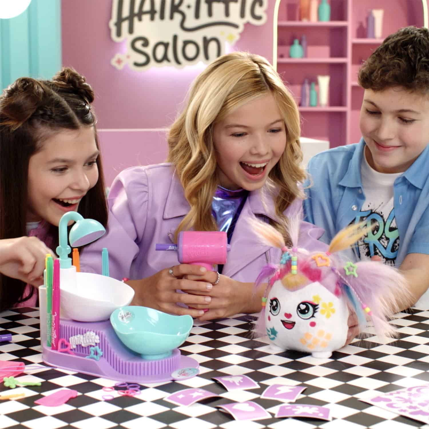 Airbrush Plush Hairiffic Salon Playset