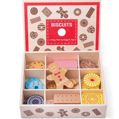 Big Jigs Box Of Biscuits Wooden Toy