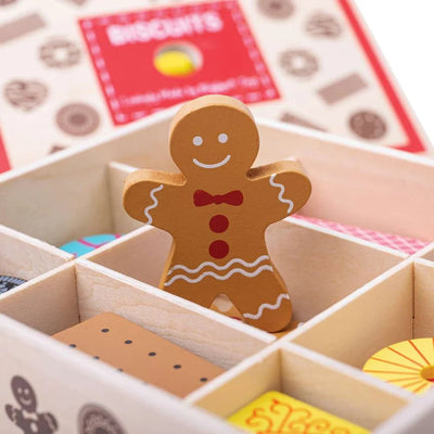 Big Jigs Box Of Biscuits Wooden Toy