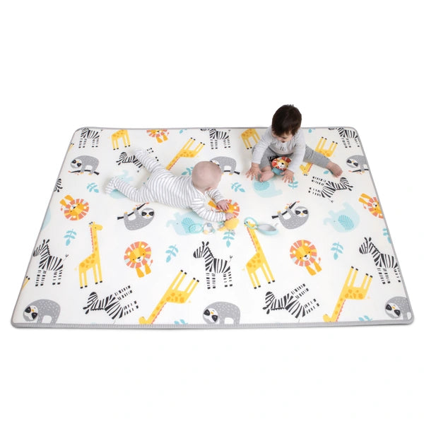 Babyzee Reversible Safari Play Mat 180cm x 120cm x 1cm