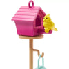 Barbie Furniture Set Garden Chair, Bird Table And Accessories
