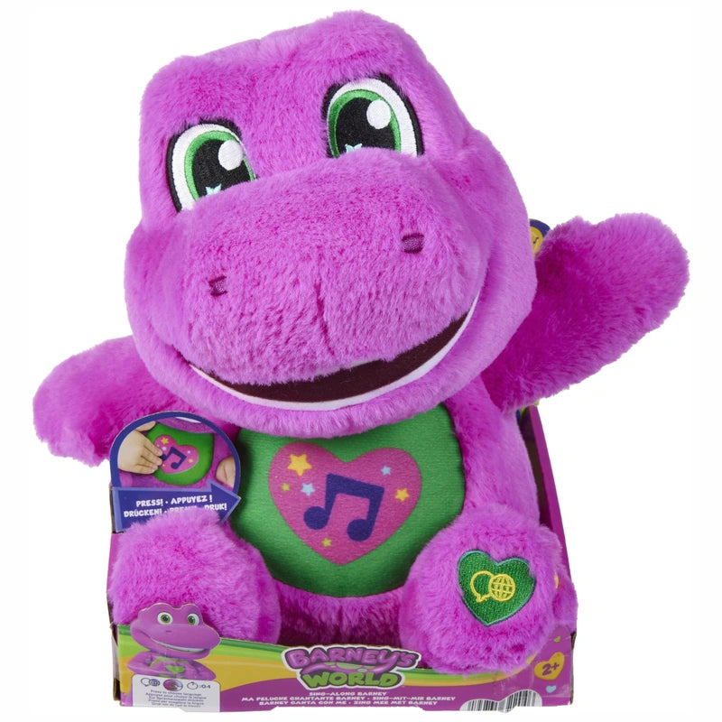 Barney Barney's World Sing Along Barney Plush Soft Toy