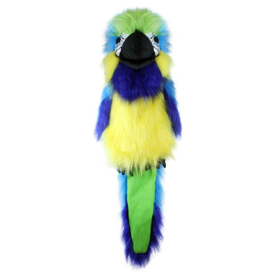 The Puppet Company Large Birds Hand Puppet Blue And Gold Macaw