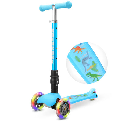 BoldCube Teeny Fold 3 Wheel Foldable Scooter Dinosaur 3-8 Years