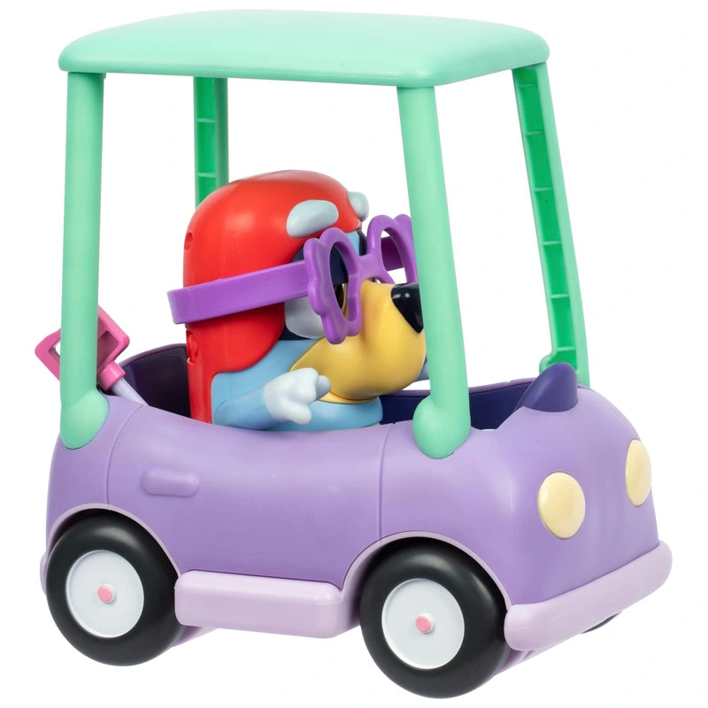 Bluey Chat Mates Grannies Car With Janet Figure