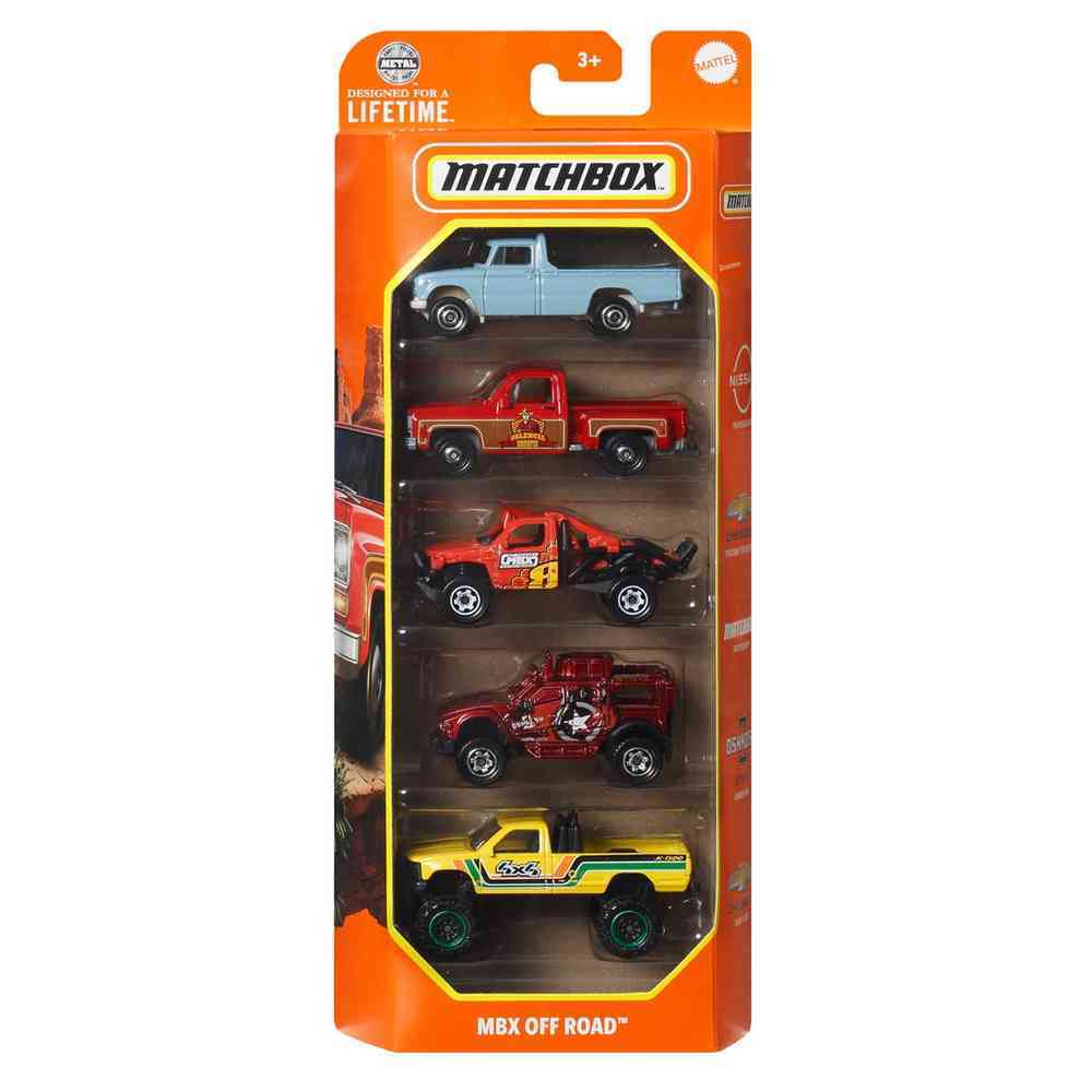 Matchbox Die Cast Car 5 Pack Assorted