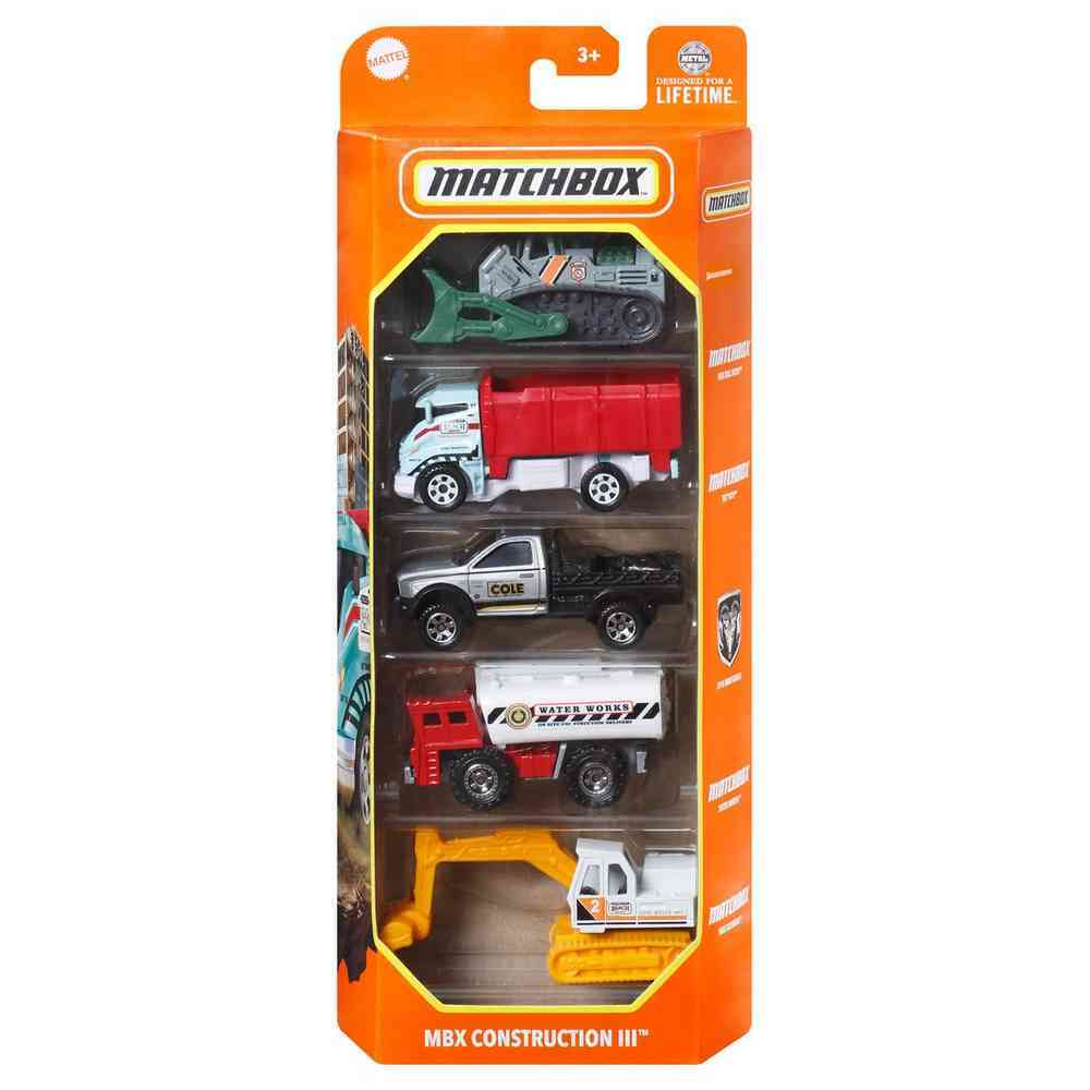 Matchbox Die Cast Car 5 Pack Assorted
