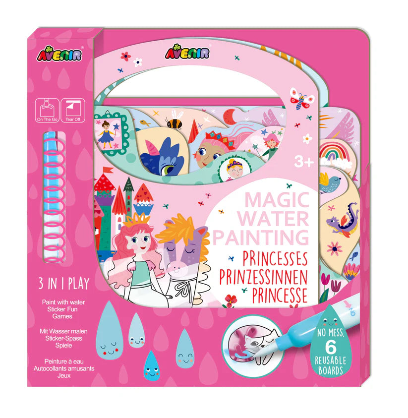 Haku Yoka Avenir Magic Water Painting Book Princesses