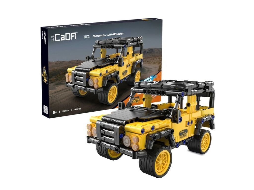 CaDA Land Rover Defender Off Roader With Pull Back Function 389pc Construction Set
