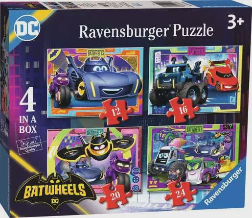 Batman Batwheels 4 In A Box Jigsaw Puzzle