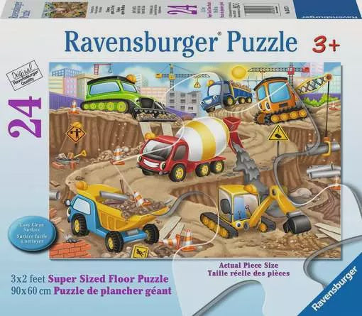 Ravensburger Construction Fun 24pc Giant Floor Jigsaw Puzzle