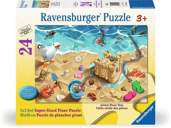 Ravensburger Fun At The Beach Giant Floor Puzzle 24pc