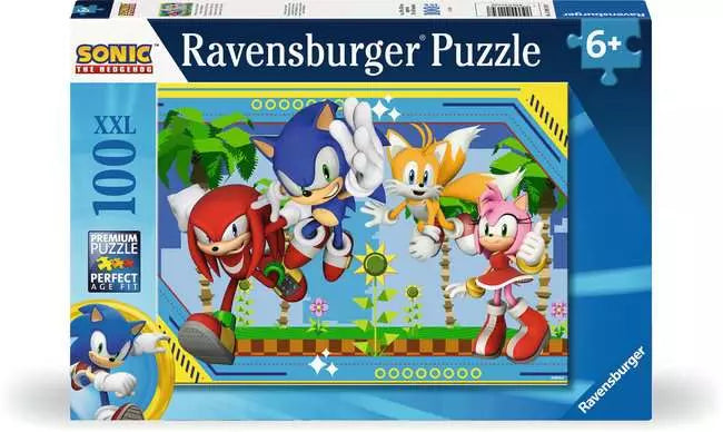 Sonic The Hedgehog XXL 100pc Jigsaw Puzzle