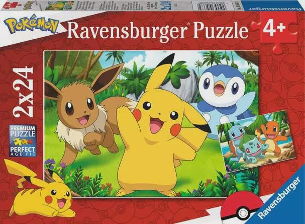 Pokemon 2 x 24pc Jigsaw Puzzle