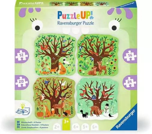 Ravensburger Puzzle Up 4 In A Box Four Seasons Jigsaw Puzzles
