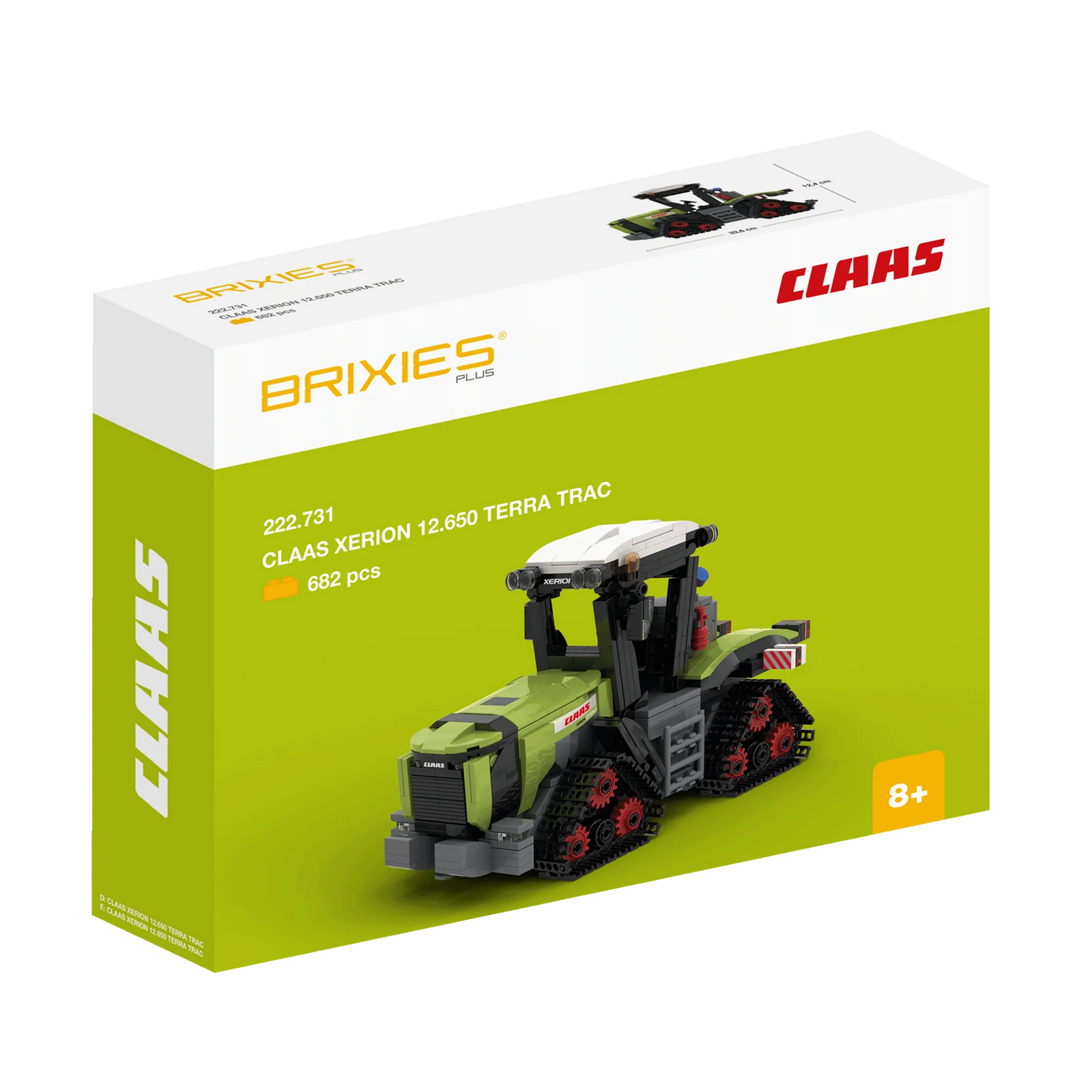 Brixies Plus Claas Xerion 12.650 Terra Trac Tractor 682pc Construction Set