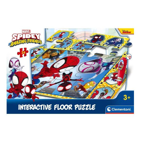 SpiderMan Spidey And His Amazing Friends Interactive Floor Jigsaw Puzzle