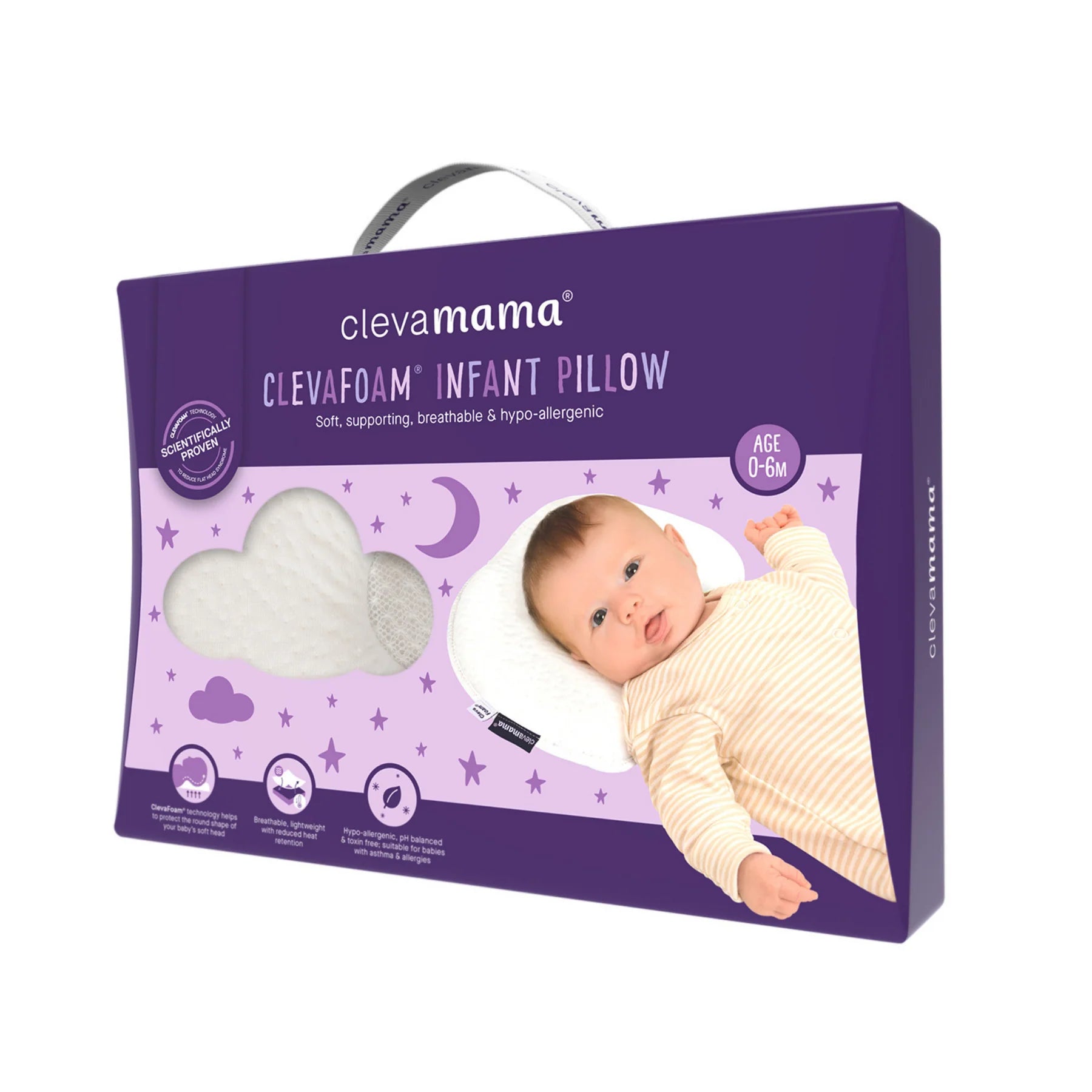 Clevamama ClevaFoam Infant Pillow