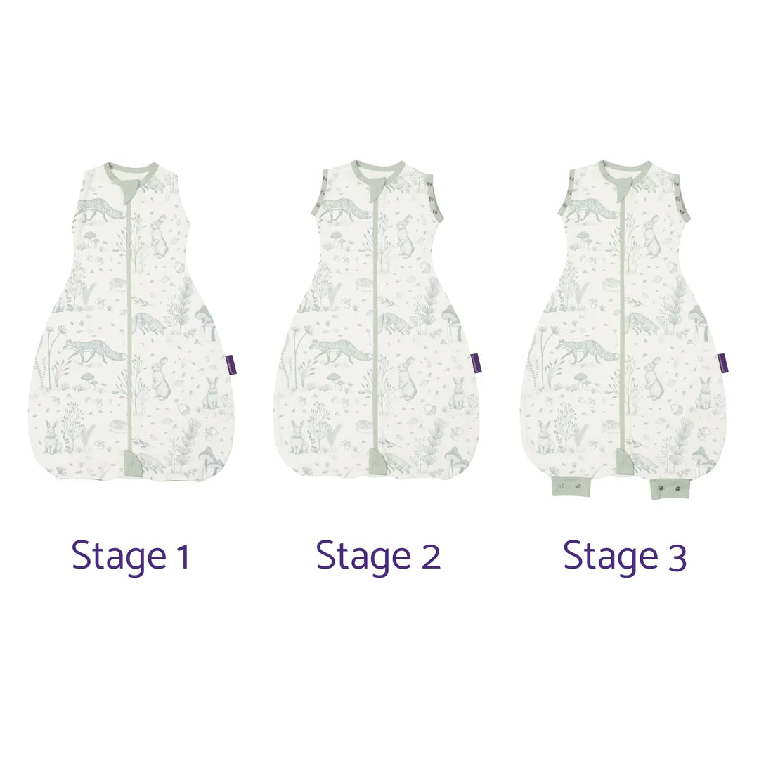 Clevamama Forest Friends Clevasleep 3 In 1 Dreamsuit 1 TOG 0-9Months