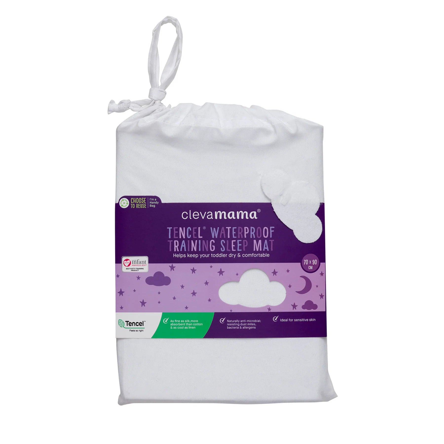 Clevamama Tencel Waterproof Training Sleep Mat