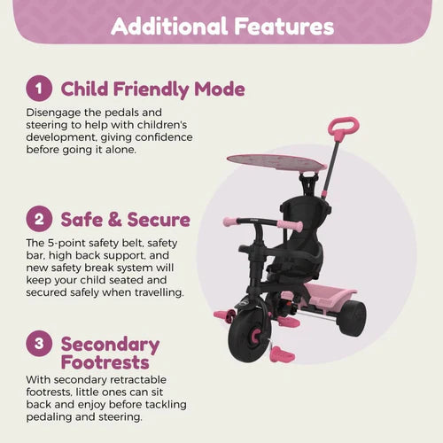 Zoomee 4 In 1 Trike Unicorn Dream