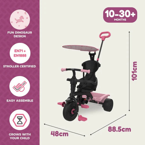 Zoomee 4 In 1 Trike Unicorn Dream
