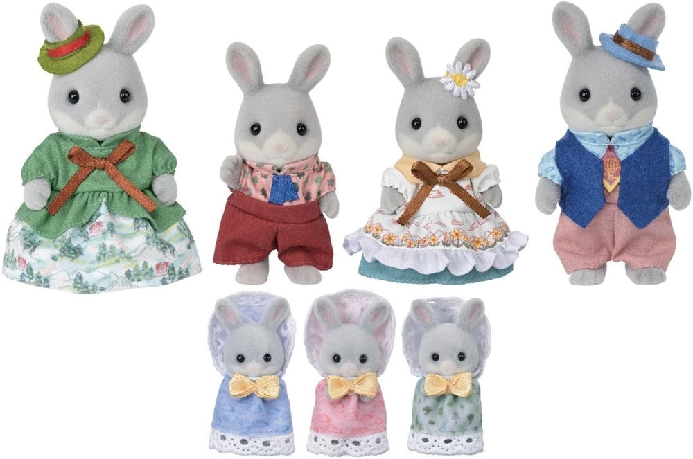 Sylvanian Families Cottontail Rabbit Family Celebration Set