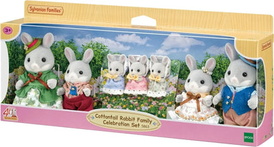 Sylvanian Families Cottontail Rabbit Family Celebration Set