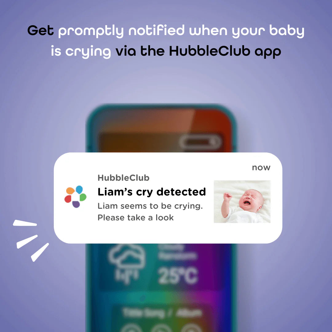 Hubble Go Baby Camera 2K QHD 5-In-1 Baby Monitor