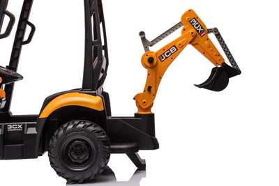 JCB 3CX 12v Compact Electric  Ride On With Back Hoe Loader
