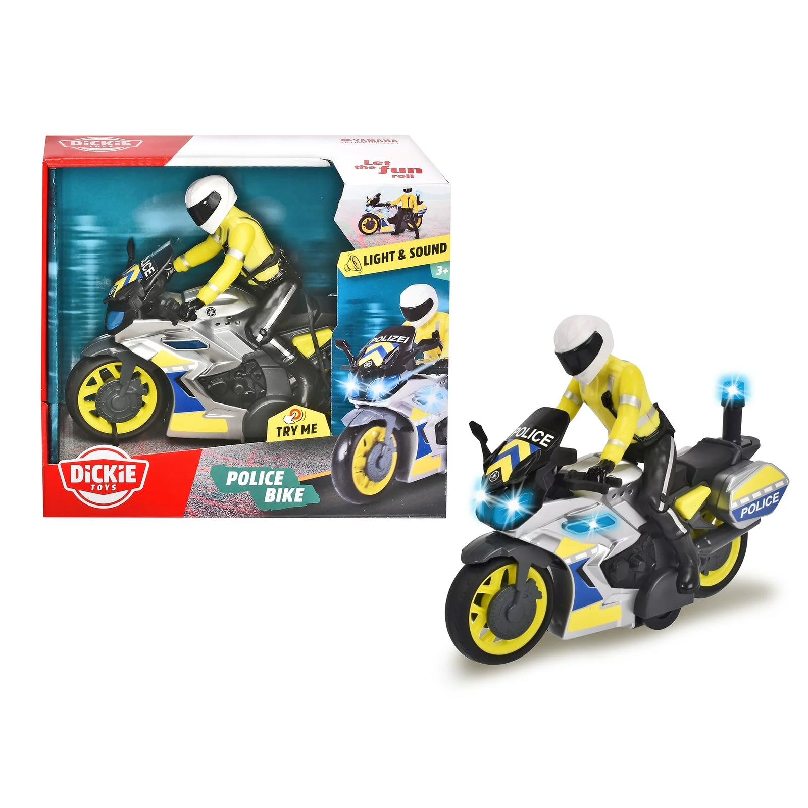 Dickie Police Motorbike And Figure