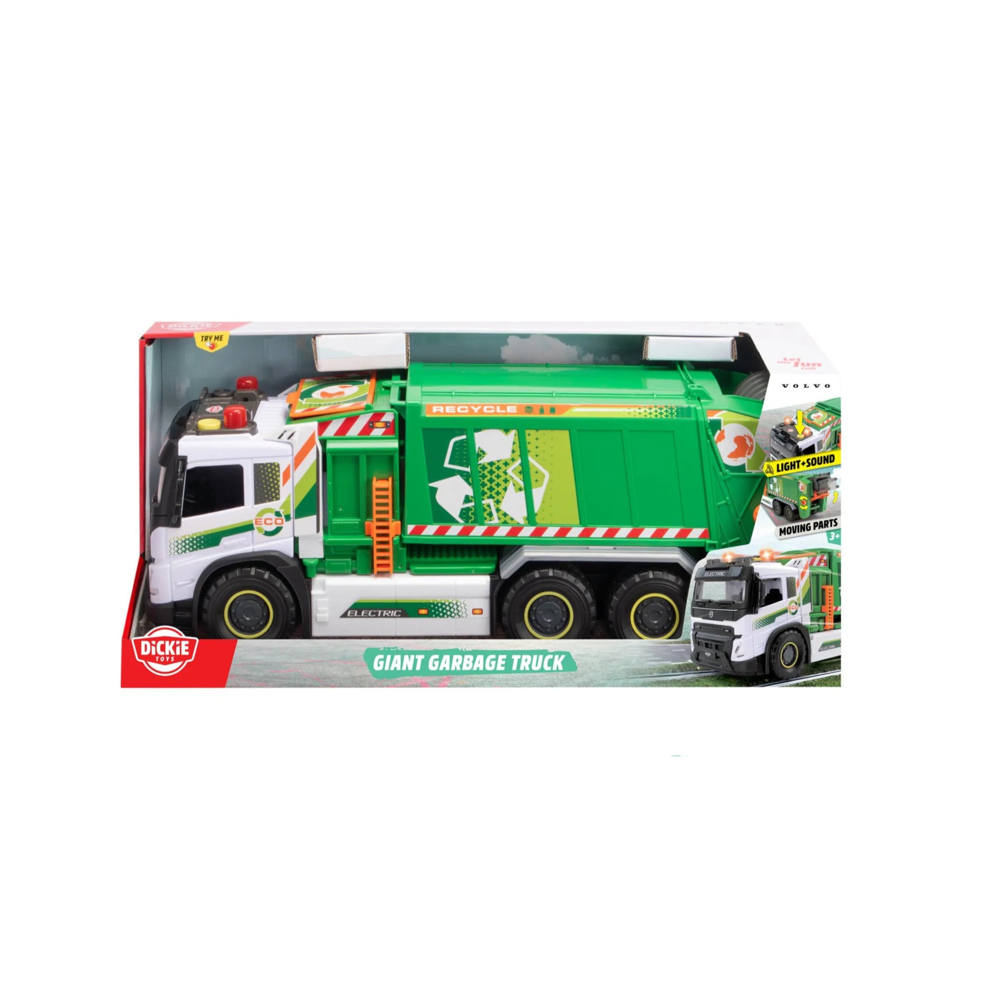 Dickie Giant Recycling / Garbage Truck With Light And Sound