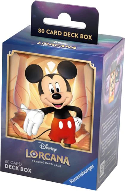 Disney Lorcana 80 Card Deck Box