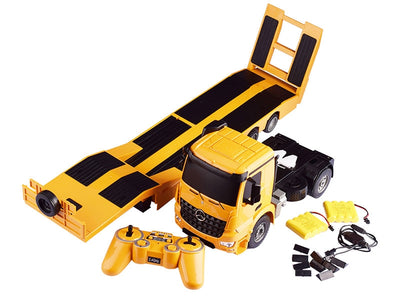 Mercedes Benz Arocs Remote Control Truck With Flat Bed Trailer 1:20