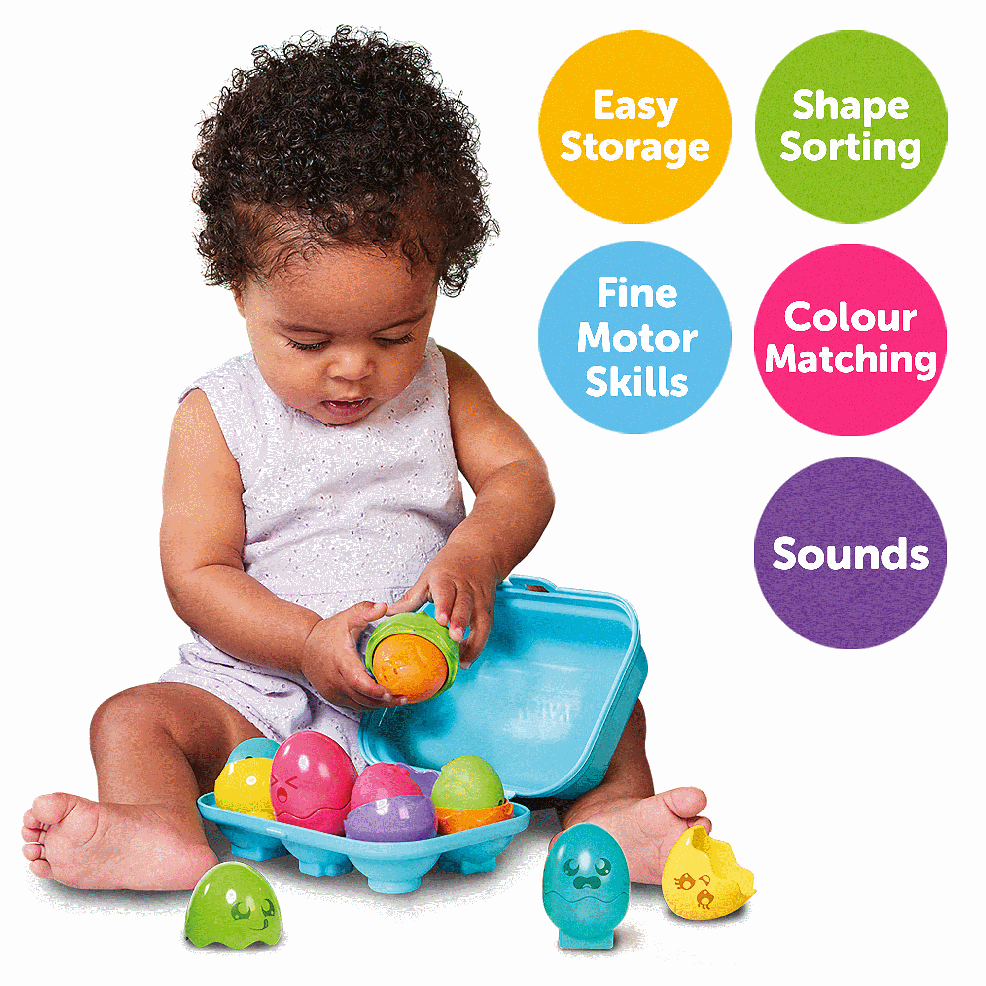 Tomy Toomies Hide And Squeak Bright Chicks