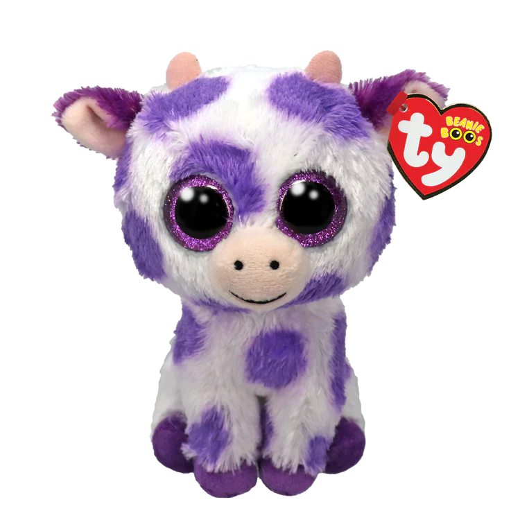 TY Ethel Cow Beanie Boo Soft Toy