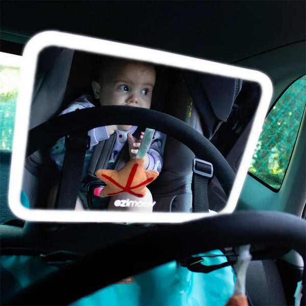 Ezimoov XL Car Rear View Mirror With LED Light | Totally Toys Ireland