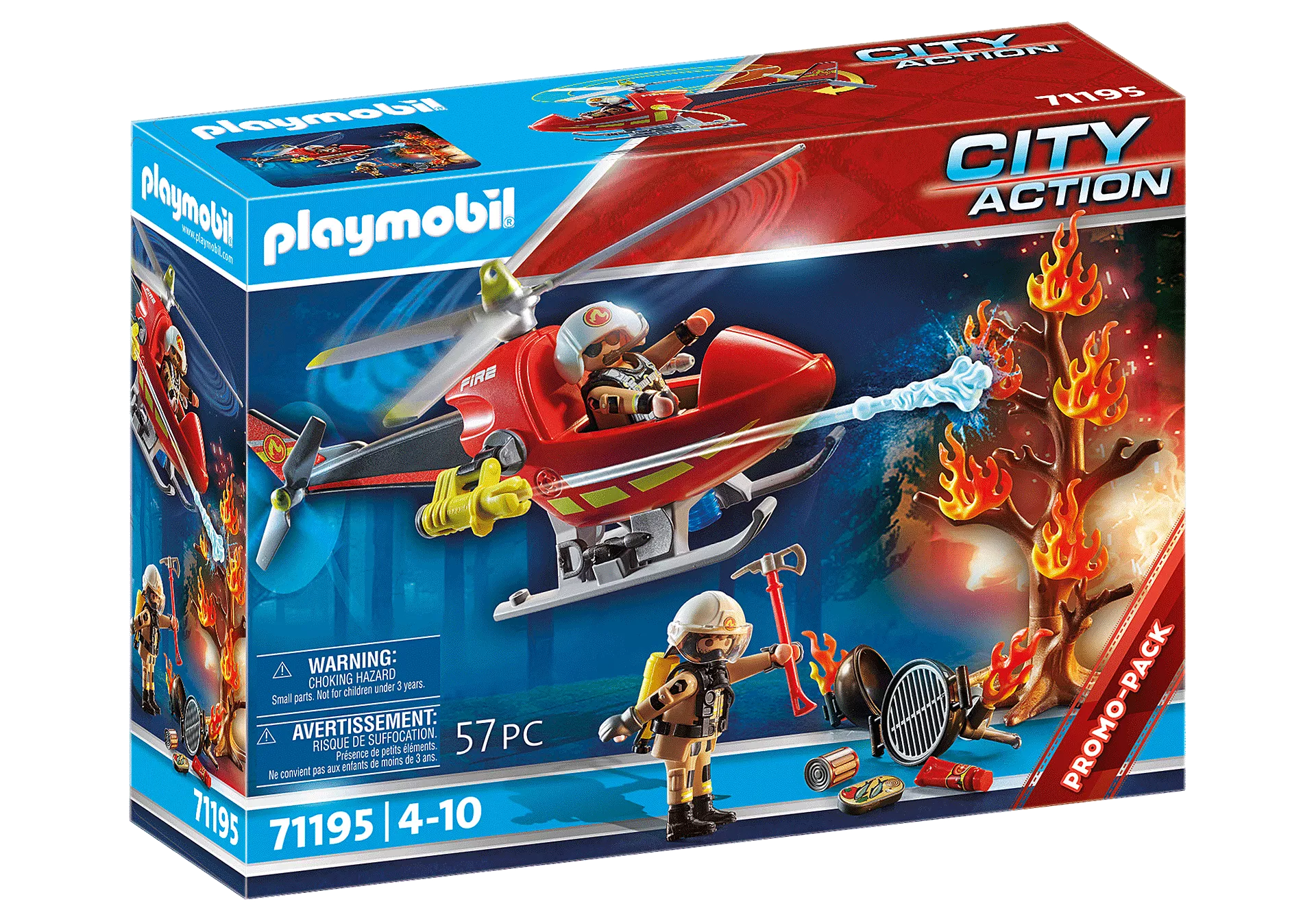 Playmobil City Action 71195 Fire Rescue Helicopter