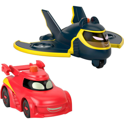 Batman Batwheels Light Up Racers Batwing And Redbird