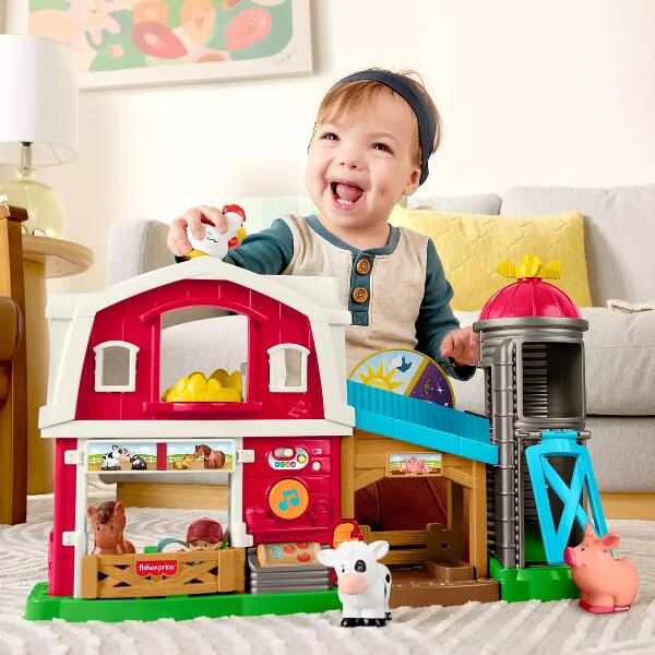 Fisher Price Little Caring Fun Animal Farm Playset