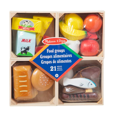 Melissa & Doug Food Groups Playset