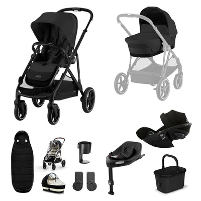 Cybex Gazelle S Bundle Black With Cloud G Car Seat And Base