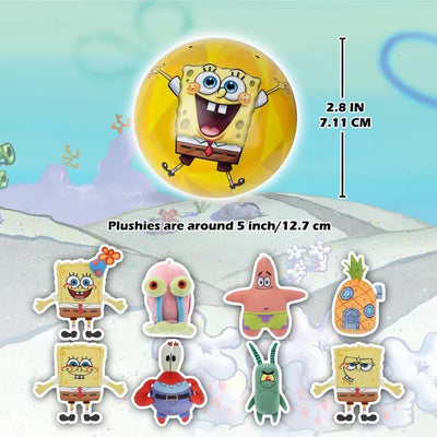 SpongeBob Miraball Collectable Soft Toy Assorted Characters