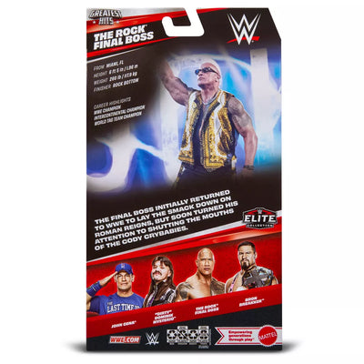 WWE Elite Wrestling Figure The Rock Final Boss